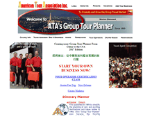 Tablet Screenshot of americantourassociation.com